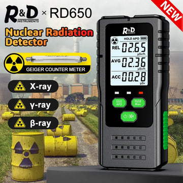 Geiger Counter Nuclear Radiation Detector X-ray γ-ray β-ray Radioactivity Tester